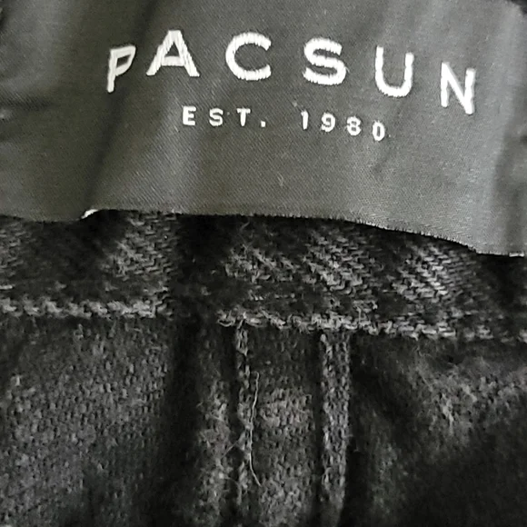 Pacsun men's skinny distress black jeans size 28x30 - Picture 5 of 6